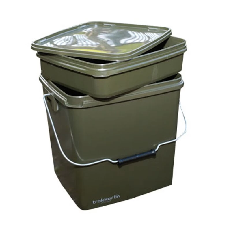 Trakker - 13 Liter Olive Square Container 3 Trakker - 13 Liter Olive Square Container